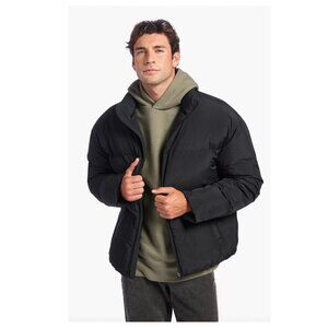 NUUDS Peak Down Puffer Jacket in Black